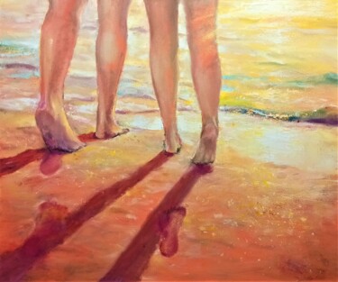 Картина под названием "Together forever" - Ilgiz Murtazin, Подлинное произведение искусства, Масло Установлен на Деревянная…