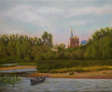 Картина под названием "Запанской" - Илья Иванов, Подлинное произведение искусства, Масло