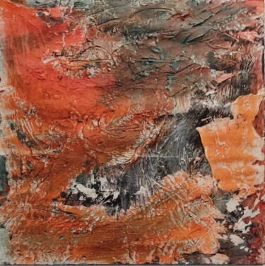 Malerei mit dem Titel "Magma" von Ilaria Romanini, Original-Kunstwerk, Kreide