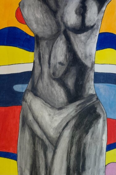 Malerei mit dem Titel "Woman" von Ilaria Sartini, Original-Kunstwerk, Acryl