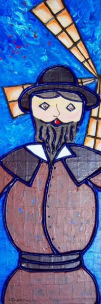 Painting titled "SANCHO PANZA" by Edna Ildefonso, Original Artwork