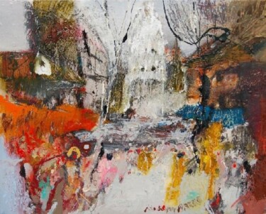 Painting titled "monmartre" by Ilgvars Zalans, Original Artwork