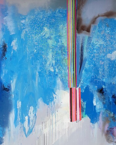 Schilderij getiteld "SAME PLACE 028" door Ilgvars Zalans, Origineel Kunstwerk, Acryl