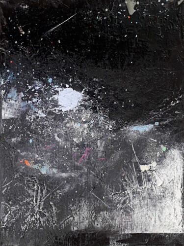 Pintura intitulada "space dust 6/22" por Ilgvars Zalans, Obras de arte originais, Acrílico