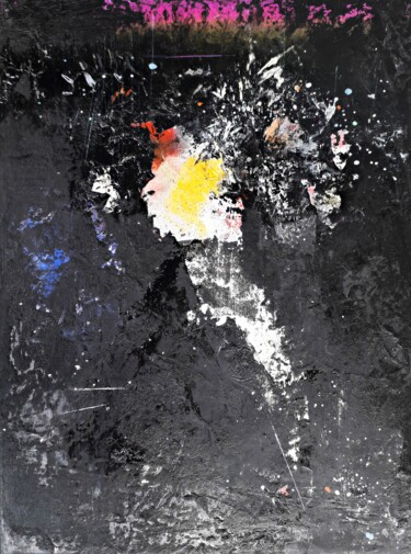 Картина под названием "space dust 8/22" - Ilgvars Zalans, Подлинное произведение искусства, Акрил Установлен на Деревянная р…