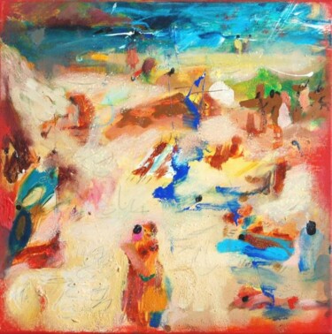 Painting titled "beach CB" by Ilgvars Zalans, Original Artwork