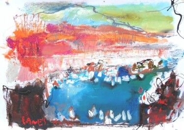 Painting titled "cannes" by Ilgvars Zalans, Original Artwork
