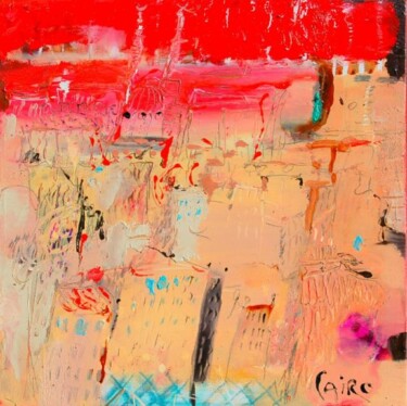 Painting titled "cairo" by Ilgvars Zalans, Original Artwork, Oil