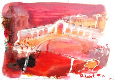 Painting titled "Rialto.Venezia" by Ilgvars Zalans, Original Artwork