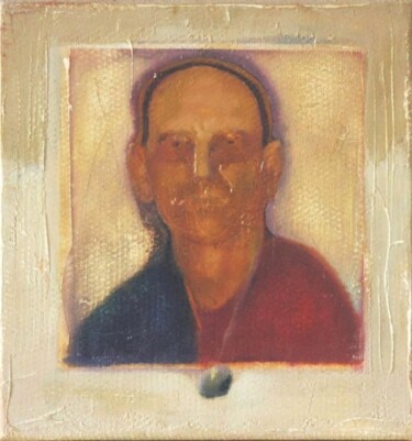 Malerei mit dem Titel "selfportrait" von Ilgvars Zalans, Original-Kunstwerk