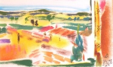 Peinture intitulée "Les Olives" par Ilgvars Zalans, Œuvre d'art originale, Huile