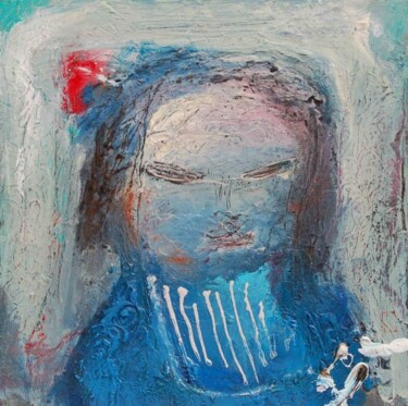 Schilderij getiteld "chongqing girl" door Ilgvars Zalans, Origineel Kunstwerk, Olie
