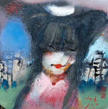 Peinture intitulée "tokushima girl" par Ilgvars Zalans, Œuvre d'art originale, Huile