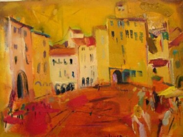 Pittura intitolato "lucca,tuscany" da Ilgvars Zalans, Opera d'arte originale