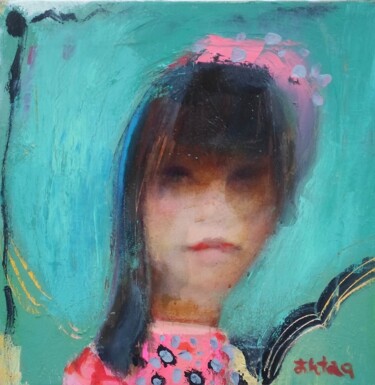 Pintura titulada "japanese-girl" por Ilgvars Zalans, Obra de arte original, Oleo