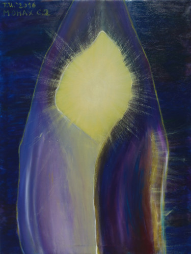 Картина под названием "The Monk, Series 2" - Ilia Torbin, Подлинное произведение искусства, Масло