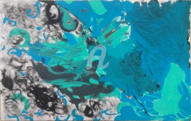 Pintura intitulada "Cielo en agua" por Iliana Segit, Obras de arte originais