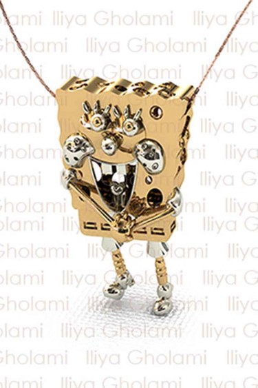 Sculpture titled "bobspong.jpg" by Iliya Gholami (Jewellery Designer), Original Artwork