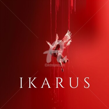 Arts numériques intitulée "IKARUS" par Ilkim Ergan, Œuvre d'art originale, Image générée par l'IA