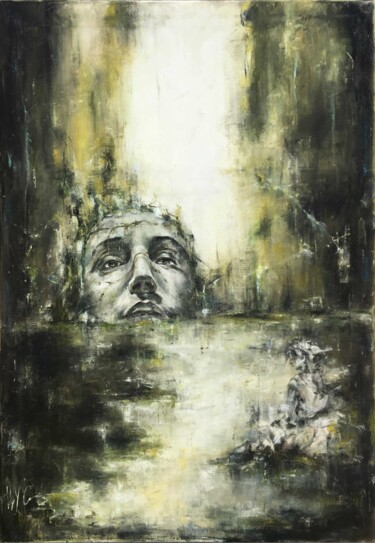 Картина под названием "Sacred place" - Ilya Nimo, Подлинное произведение искусства, Масло