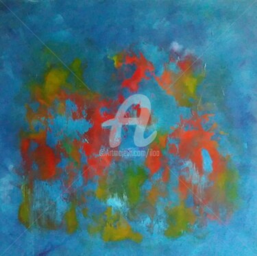 Painting titled "La vie n est que le…" by Iloa, Original Artwork, Acrylic Mounted on Wood Stretcher frame