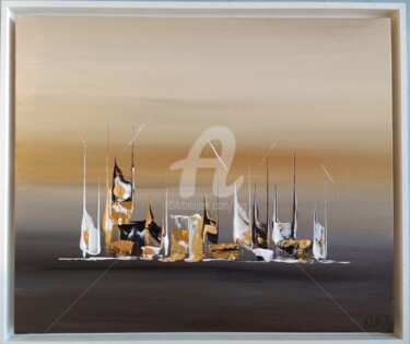 Peinture intitulée "Lumiere" par Iloa, Œuvre d'art originale, Acrylique