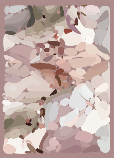 Digital Arts titled "Rock garden" by Ilona Matushkova, Original Artwork, Digital Painting