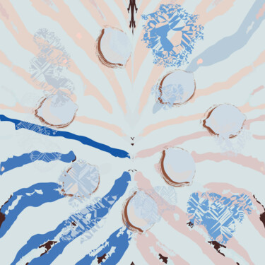 Artes digitais intitulada "Grace in opposites…" por Ilona Matushkova, Obras de arte originais, Pintura digital