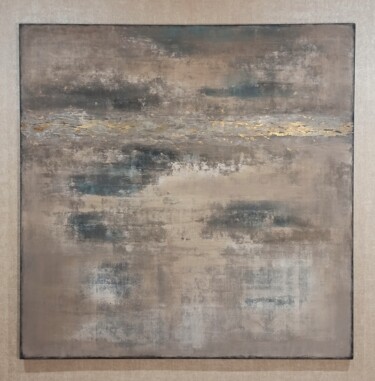 Картина под названием "Парящие в облаках" - Ilona Motalina, Подлинное произведение искусства, Акрил Установлен на Деревянная…