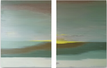 Pittura intitolato "Diptych №2" da Ilona Motalina, Opera d'arte originale, Acrilico Montato su Telaio per barella in legno