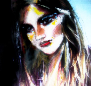 Peinture intitulée "" Arya "" par Jeanne Le Guen, Œuvre d'art originale, Acrylique