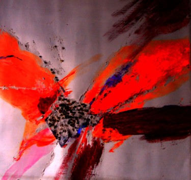 Peinture intitulée "Envol  N° 3" par Jeanne Le Guen, Œuvre d'art originale, Huile