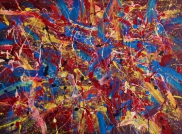 Painting titled "Infinitus" by Imabstrato, Original Artwork, Oil