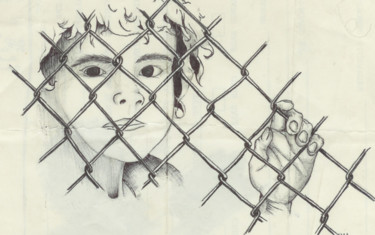 Drawing titled "sad" by Paul Meier, Original Artwork, Pencil