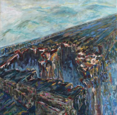Pittura intitolato "Memory II" da Iman Toufaily, Opera d'arte originale, Acrilico