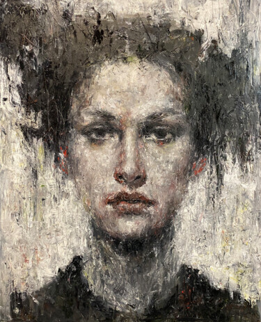 Картина под названием "BIRCH #40" - Margarita Ivanova, Подлинное произведение искусства, Масло Установлен на Деревянная рама…