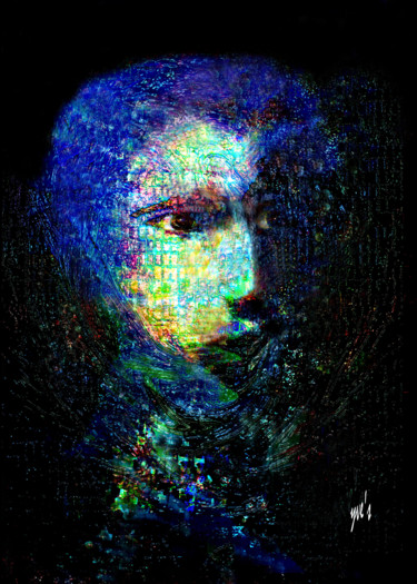 Digital Arts titled "Eugène" by Yve'S, Original Artwork, 2D Digital Work