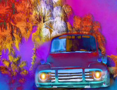 Digital Arts titled "Car" by Yve'S, Original Artwork, 2D Digital Work