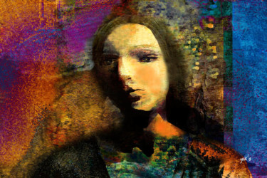 Digital Arts titled "Camélia" by Yve'S, Original Artwork, 2D Digital Work