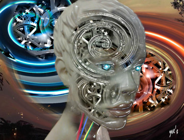 Digital Arts titled "Automate" by Yve'S, Original Artwork, Photo Montage
