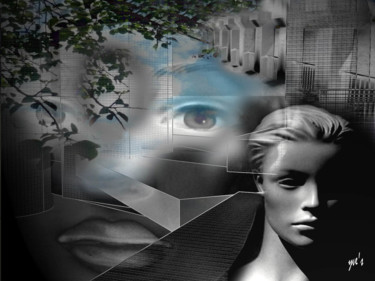Digital Arts titled "Observation" by Yve'S, Original Artwork, 2D Digital Work