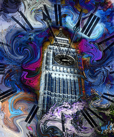 Arte digitale intitolato "London" da Yve'S, Opera d'arte originale, Lavoro digitale 2D