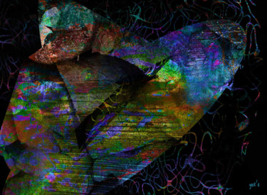 Arts numériques intitulée "Cœur" par Yve'S, Œuvre d'art originale, Photo montage