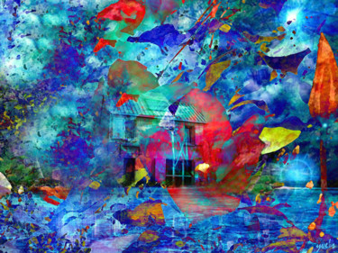 Arts numériques intitulée "Abstrait" par Yve'S, Œuvre d'art originale, Photo montage