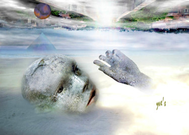 Digital Arts titled "Réchauffement clima…" by Yve'S, Original Artwork, Photo Montage