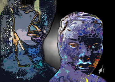 Digital Arts titled "Duo" by Yve'S, Original Artwork, 2D Digital Work