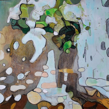 D- dur Painting titled "D- dur" by Ekaterina Korchagina, Original Art, Acrylic Mounted on Wood Panel