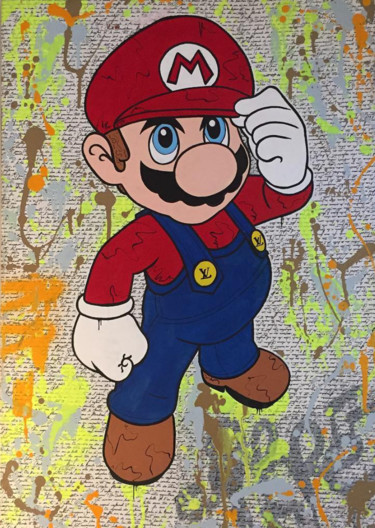 Painting titled "Mario LV" by Arpe, Original Artwork