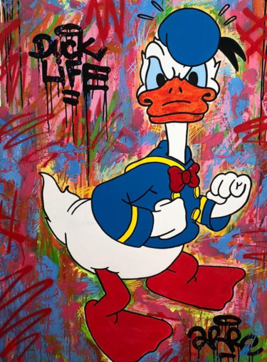 Painting titled "DUCK LIFE" by Arpe, Original Artwork