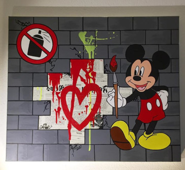 Painting titled "NO RULES" by Arpe, Original Artwork